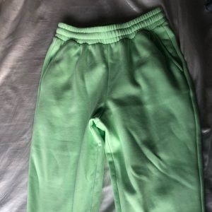 Prefect condition neon green sweatpants
